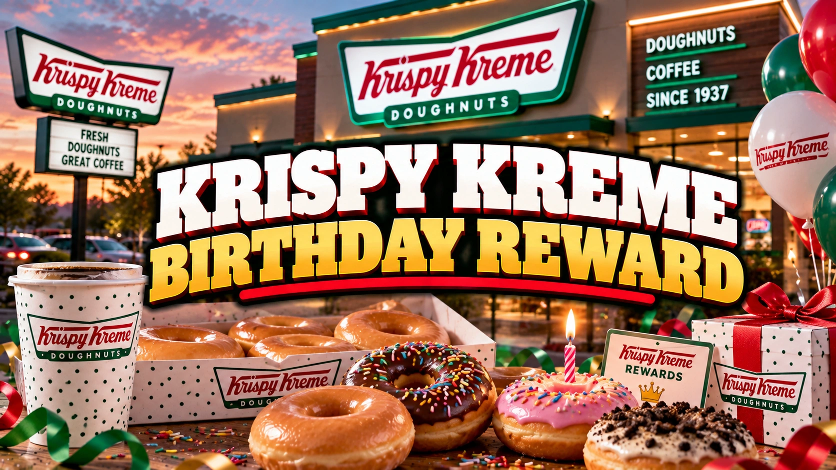 Krispy Kreme Birthday Reward