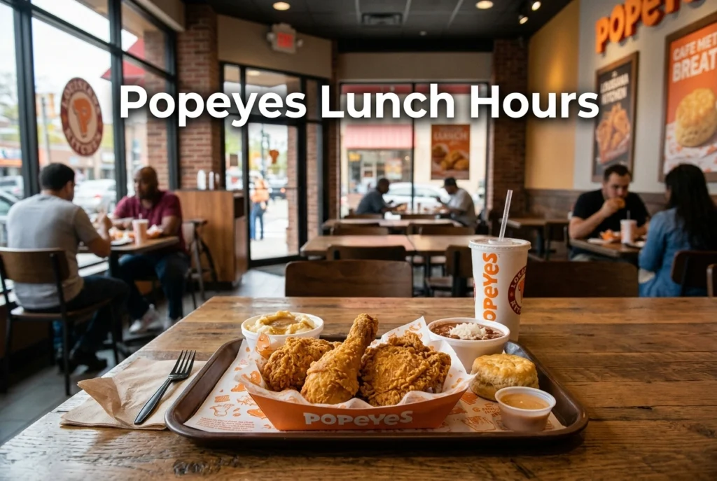 Popeyes Lunch Hours