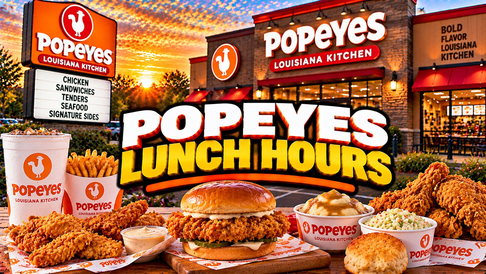 Popeyes Lunch Hours