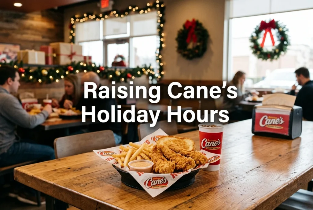 Raising Cane’s Holiday Hours