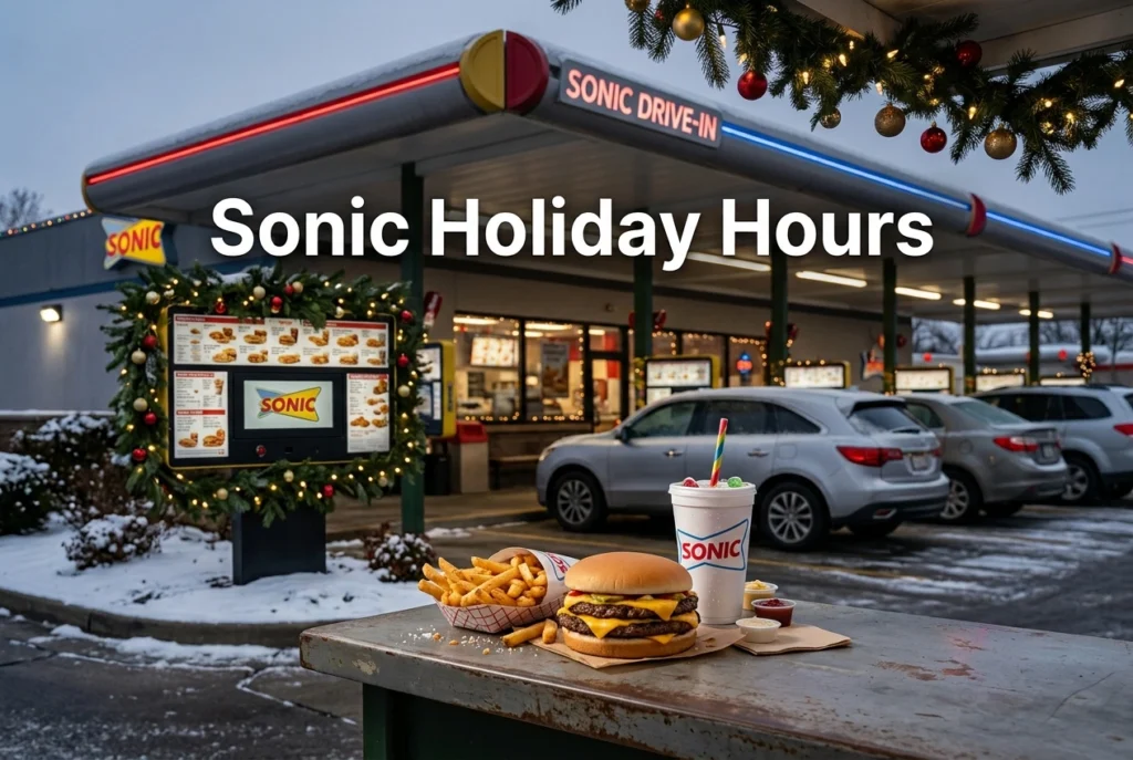 Sonic Holiday Hours