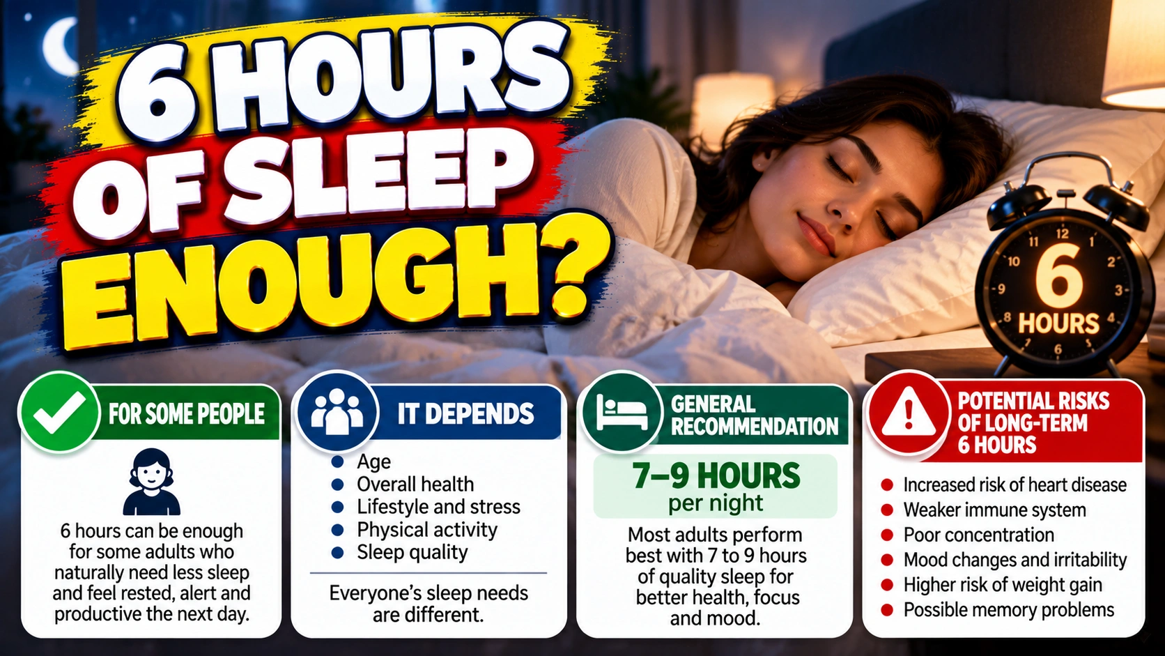 6 Hours of Sleep Enough