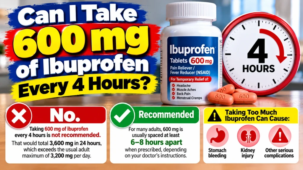Can I Take 600 mg of Ibuprofen Every 4 Hours