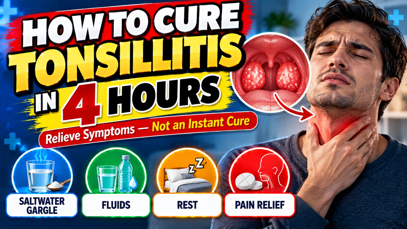 How to Cure Tonsillitis in 4 Hours
