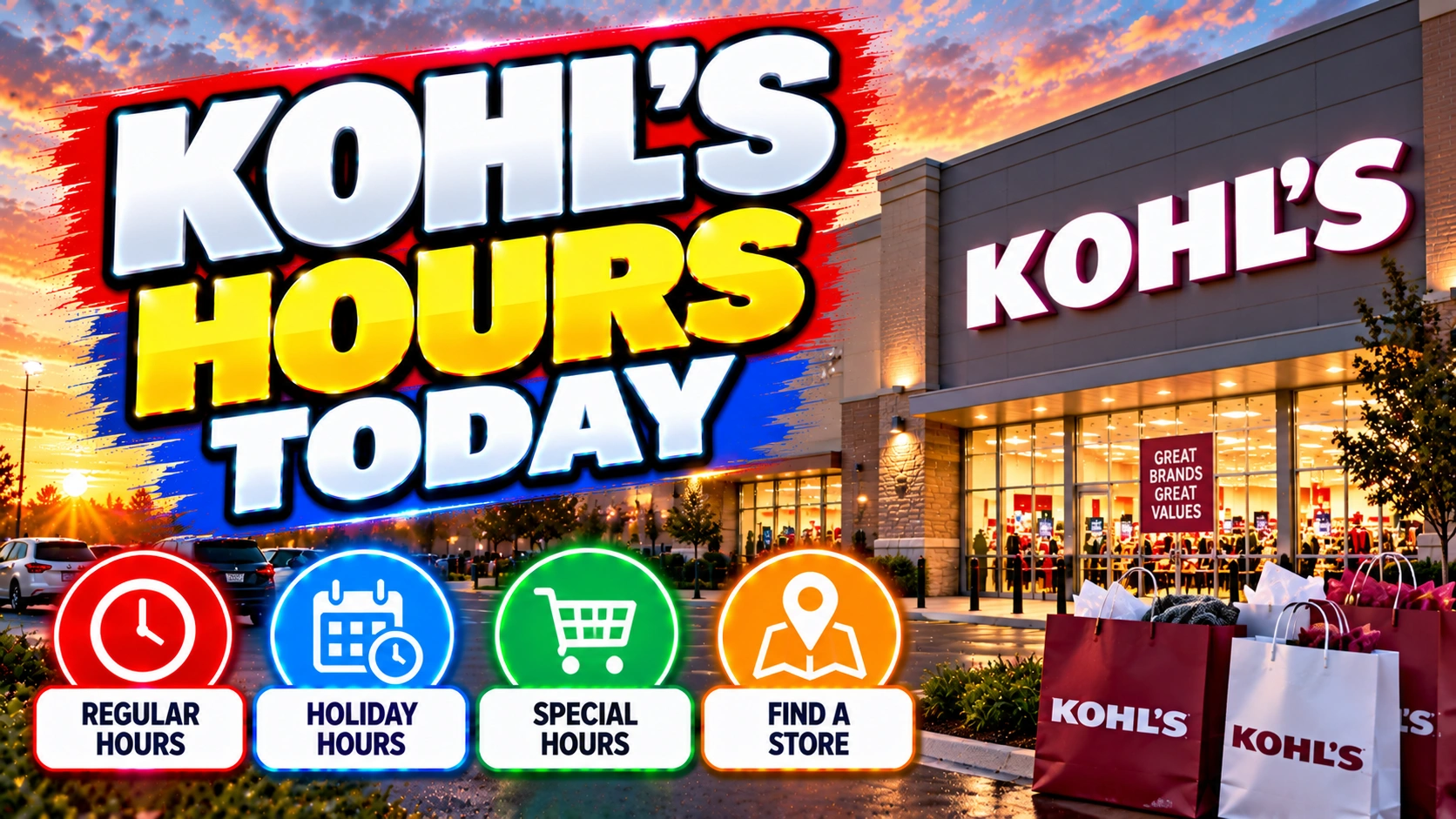 Kohl's Hours Today
