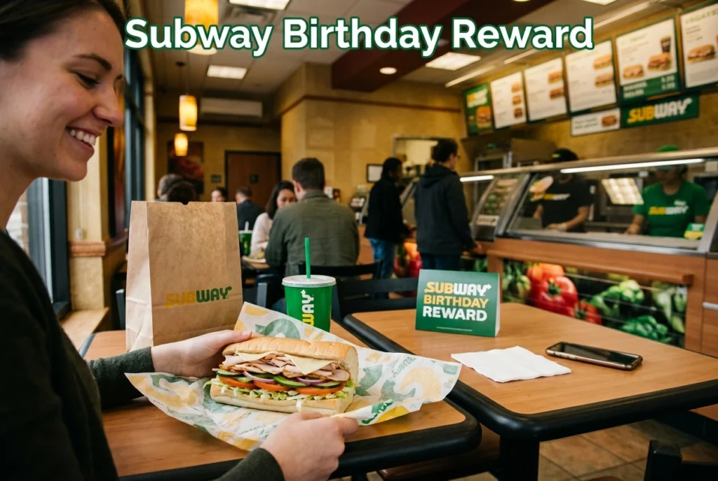 Subway Birthday Reward