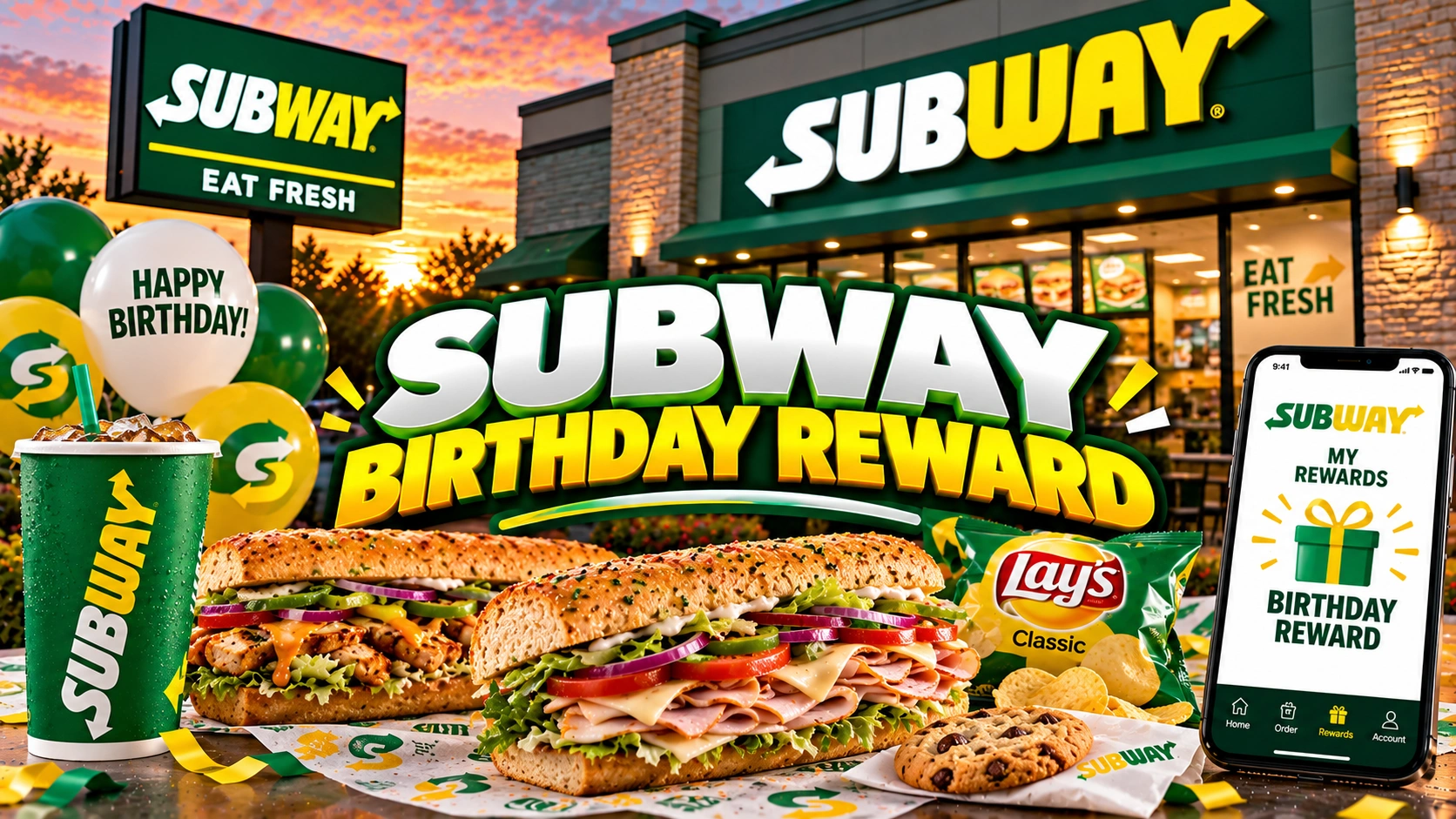 Subway Birthday Reward