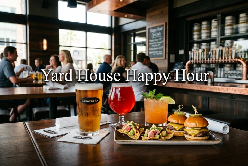 Yard House Happy Hour